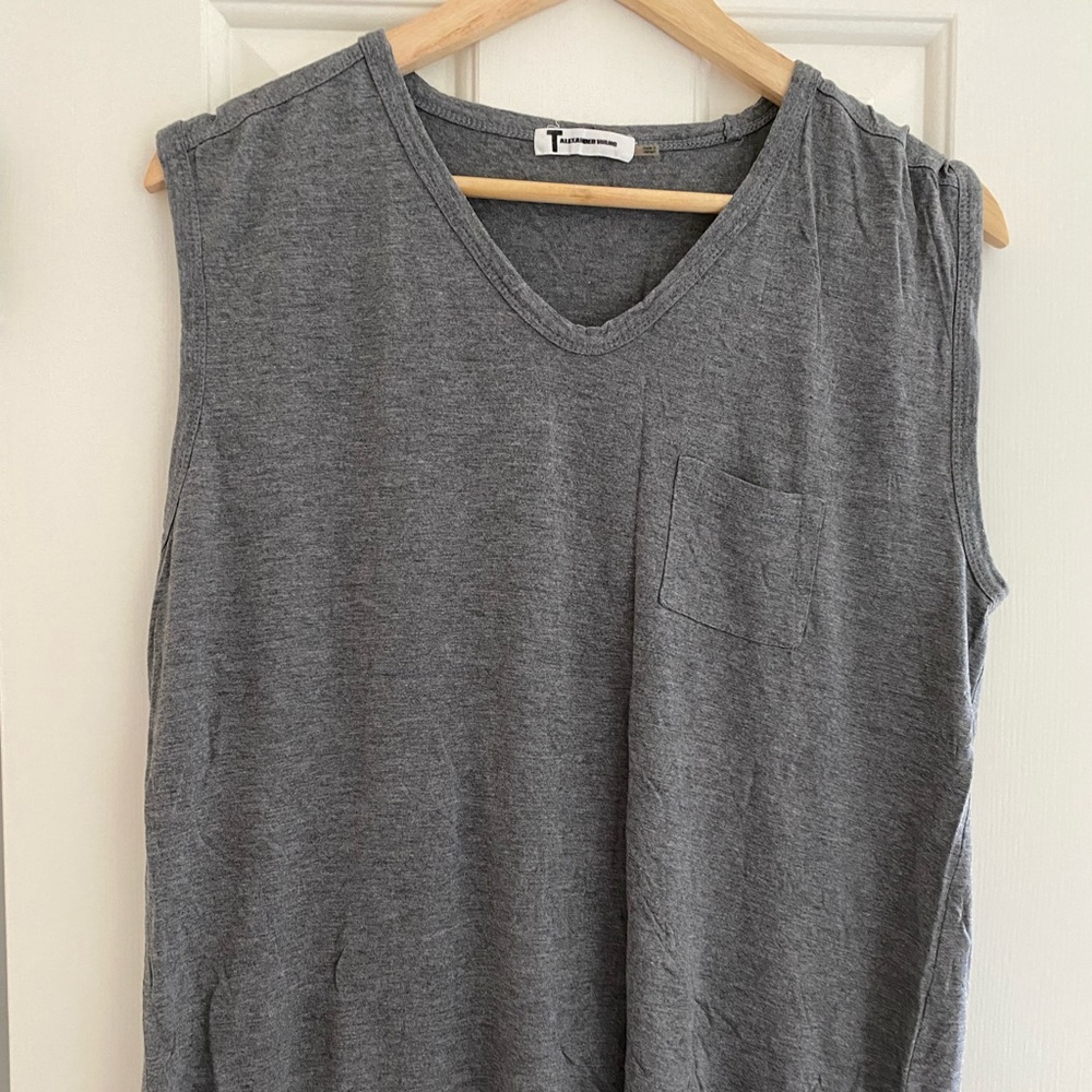 T by Alexander Wang grey t-shirt